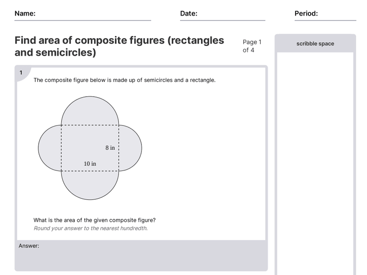 find-area-of-composite-figures-rectangles-and-semicircles-worksheets-pdf-7-rp-a-1-7th-grade-math